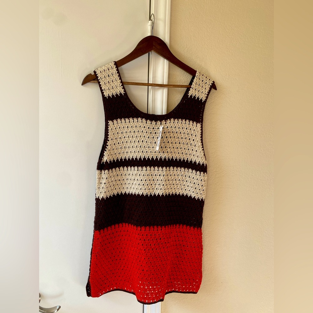 Vaara crochet mini dress / tank